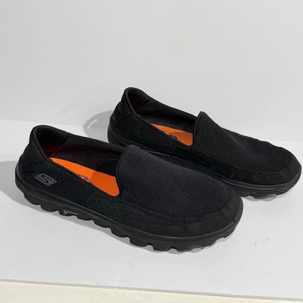 Skechers GO WALK 2 Men's Black Slip On Sneakers Shoes Size 11 - Picture 9 of 16